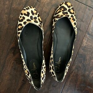 Cole Haan Leopard Flats size 9